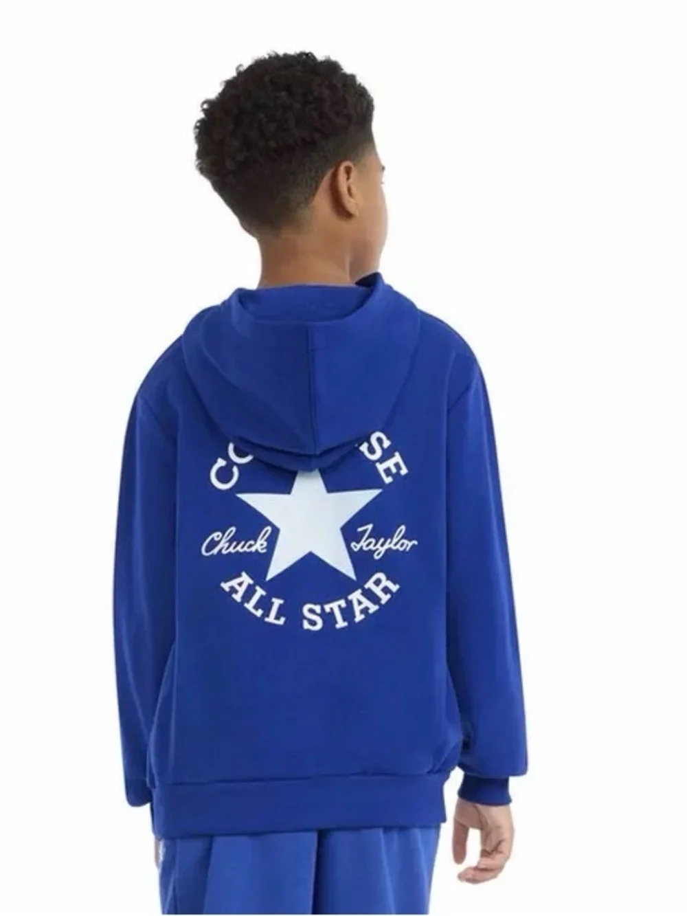 Converse Royal Blue Unisex Chuck Taylor French Terry Hooded Sweatshirt, Med.NWT